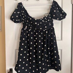 Abercombie and Fitch Short polka dot dress, size large